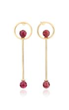 Yael Sonia 18k Gold And Tourmaline Earrings