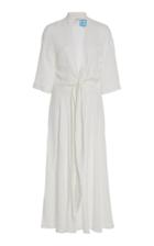 Off-white C/o Virgil Abloh Romantic Slit Crepe Dress