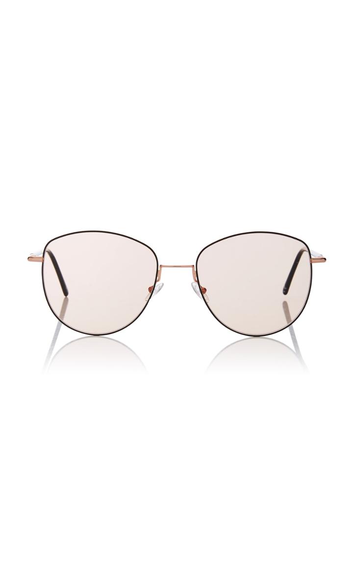 Moda Operandi Andy Wolf Eyewear Mila Round-frame Metal Sunglasses