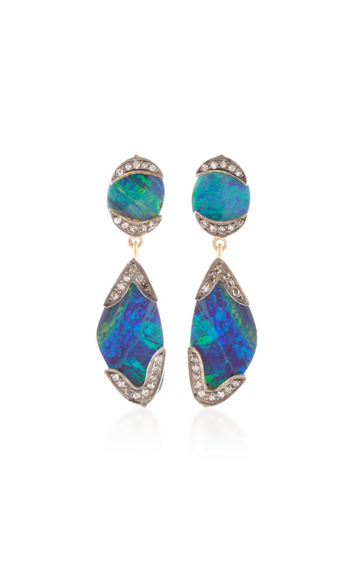 Sanjay Kasliwal Indorussian Opal Earrings