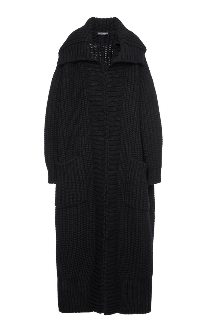 Moda Operandi Dolce & Gabbana Oversized Ribbed-knit Cardigan