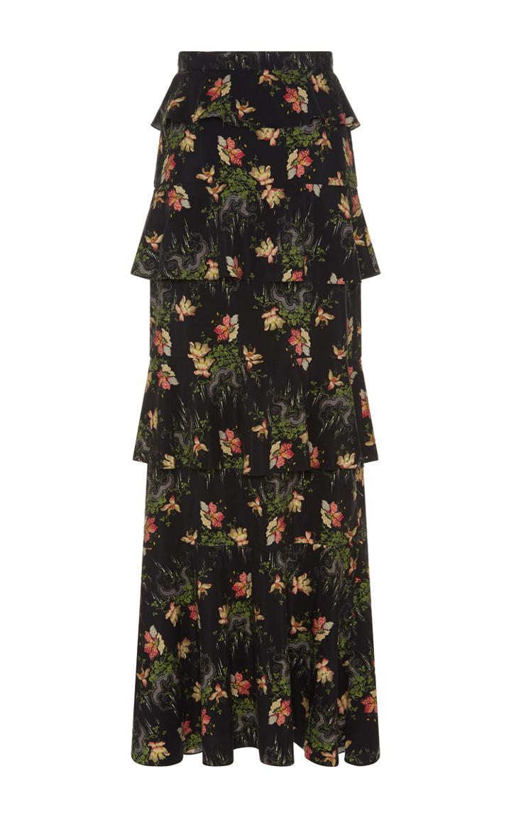 Vilshenko Maisie Tiered Maxi Skirt