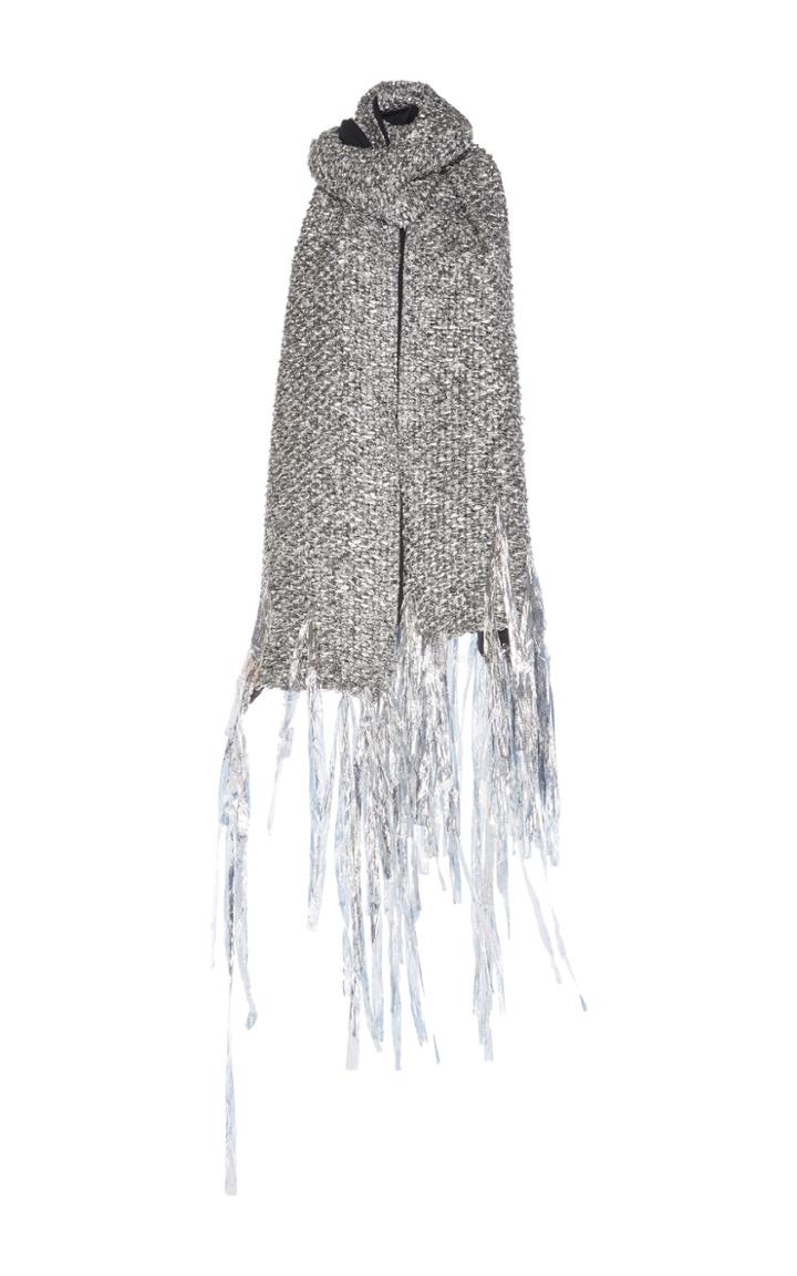 Wanda Nylon Metallic Scarf