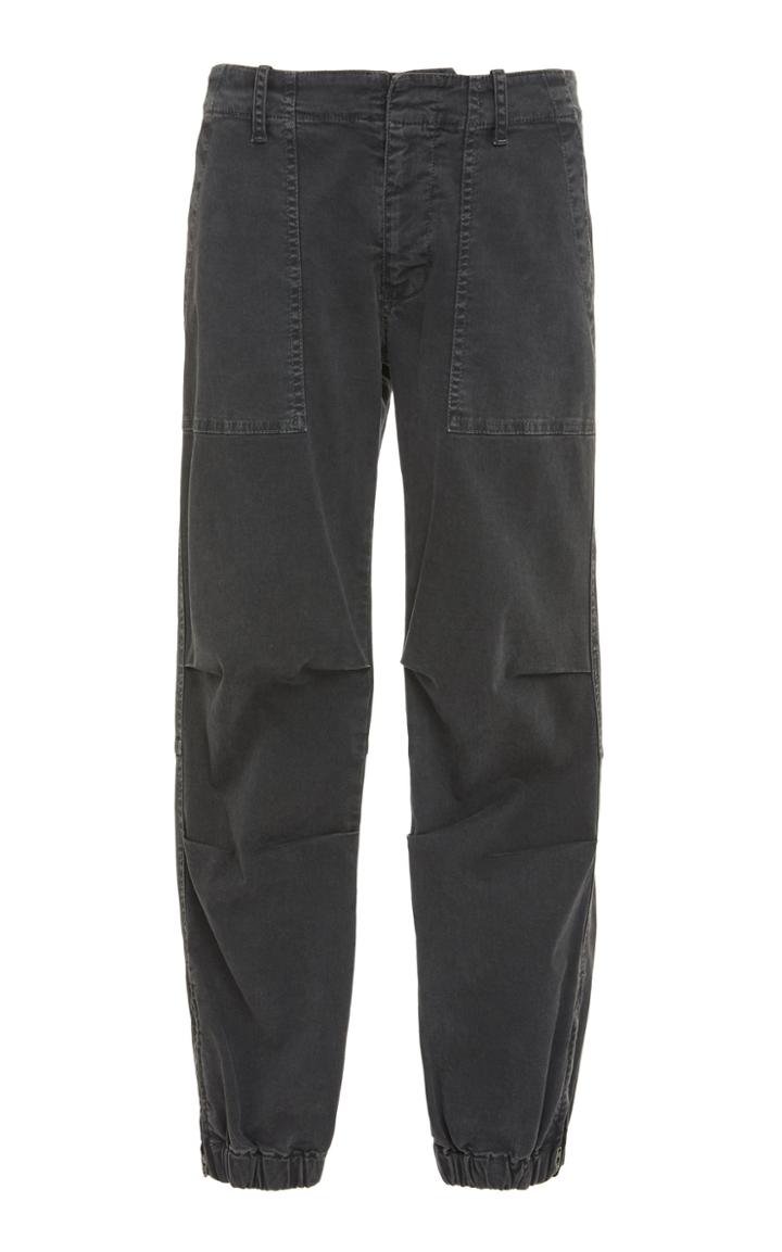 Nili Lotan Cropped Cotton-blend Military Pants Size: 0