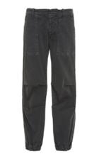 Nili Lotan Cropped Cotton-blend Military Pants Size: 0