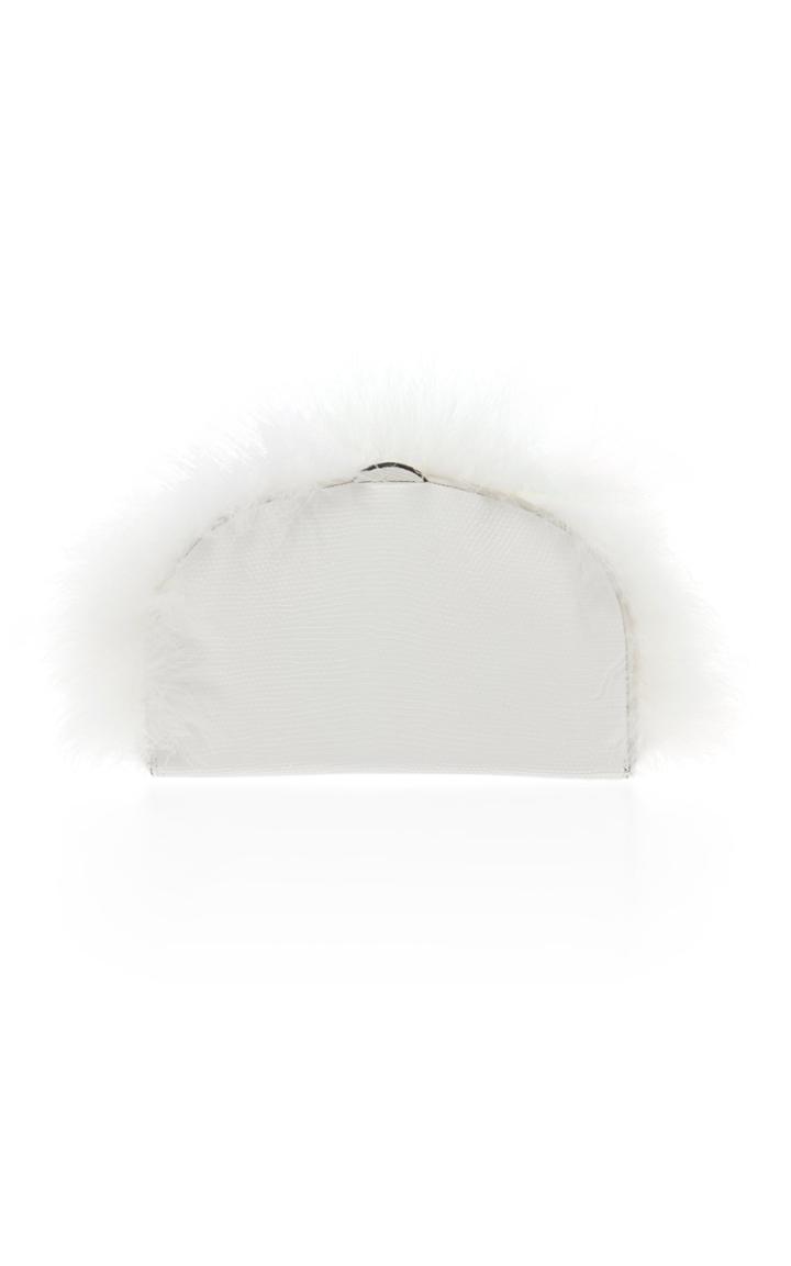 Moda Operandi Loewe Heel Feathers Clutch