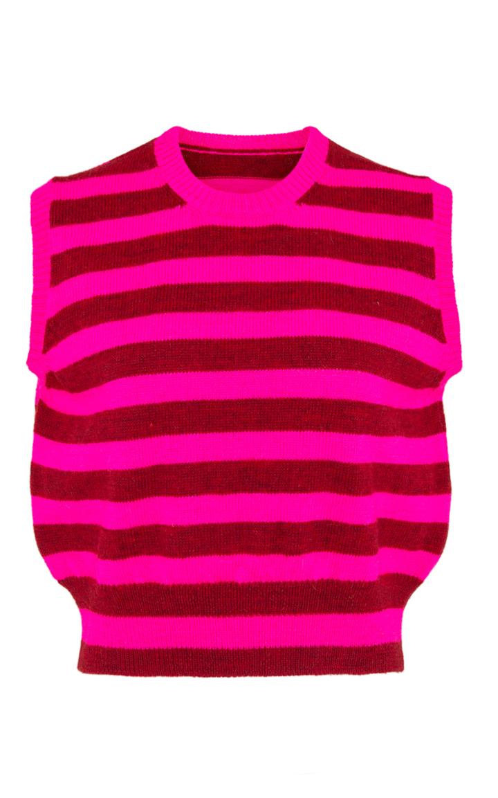 Moda Operandi Molly Goddard Claus Striped Wool Vest
