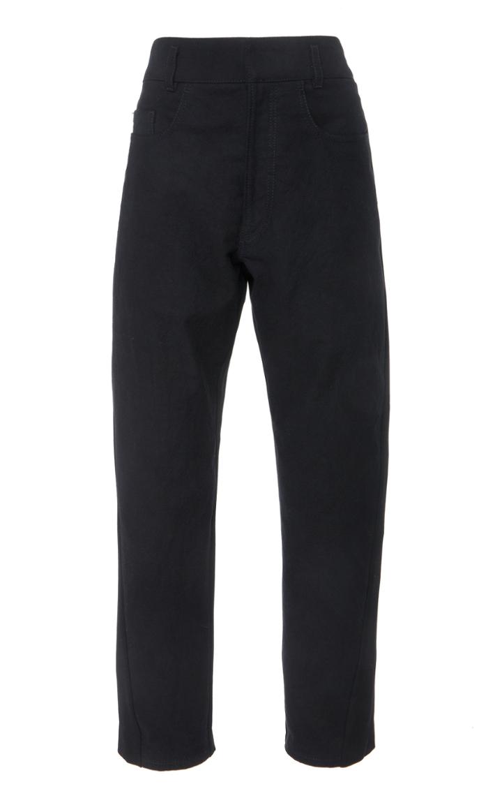Haider Ackermann Shifted Two-tone Cotton Trousers