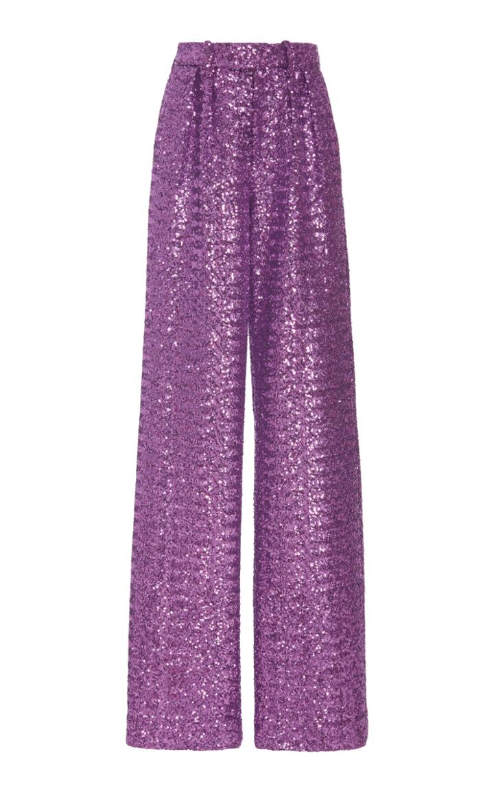 Moda Operandi Marc Jacobs Sequined Cotton Flared Pants Size: 00