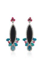 Eden Presley Onyx Boulder Spinel And Diamond Earrings