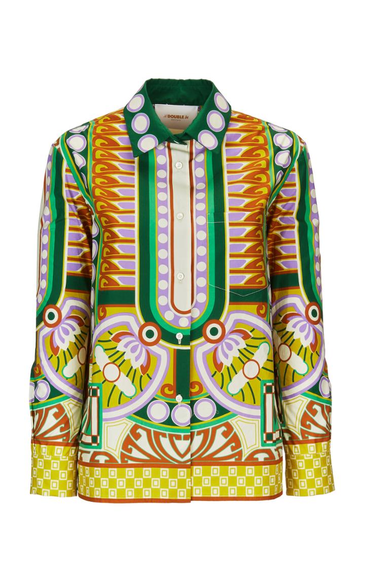La Doublej Printed Button Down Shirt