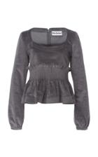 Molly Goddard Nicola Ruched Cotton Top