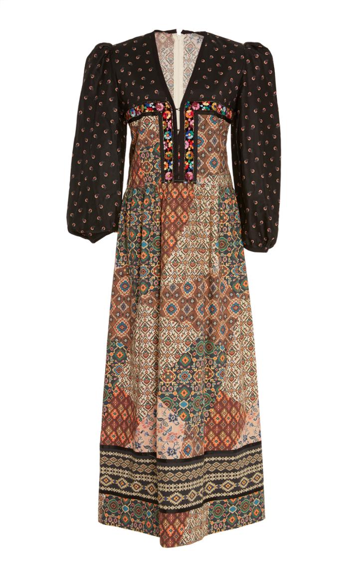 Alix Of Bohemia Limited Edition Emilia Oriental Print Dress