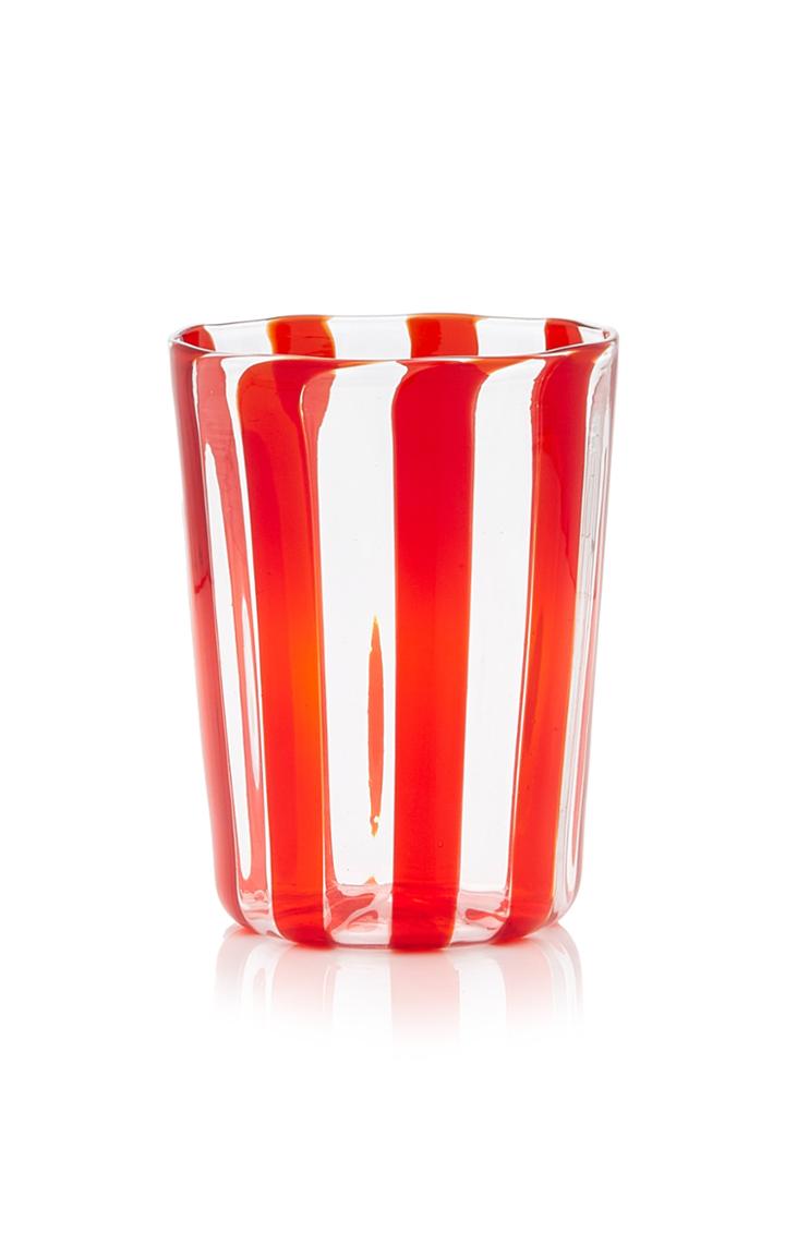 Laguna B M'o Exclusive Set-of-four Striped Marano Glasses