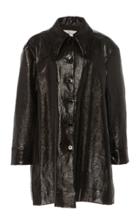 Lemaire Collared Linen Maxi Shirt Coat