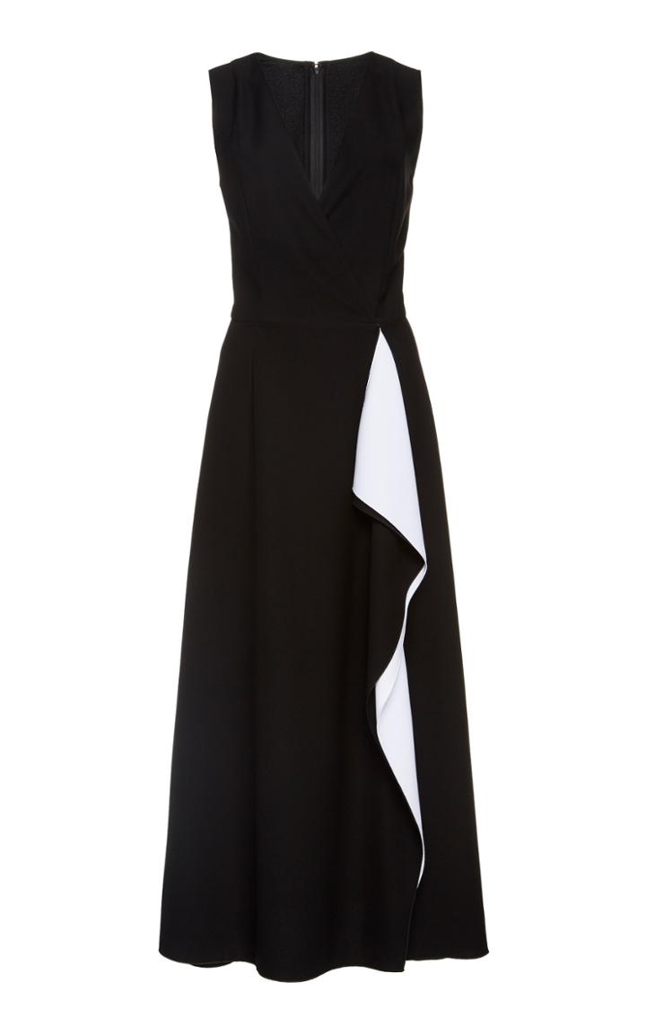 Carolina Herrera Sleeveless V-neck Dress