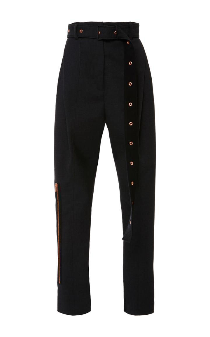 Proenza Schouler Wool Suiting Belted Pant