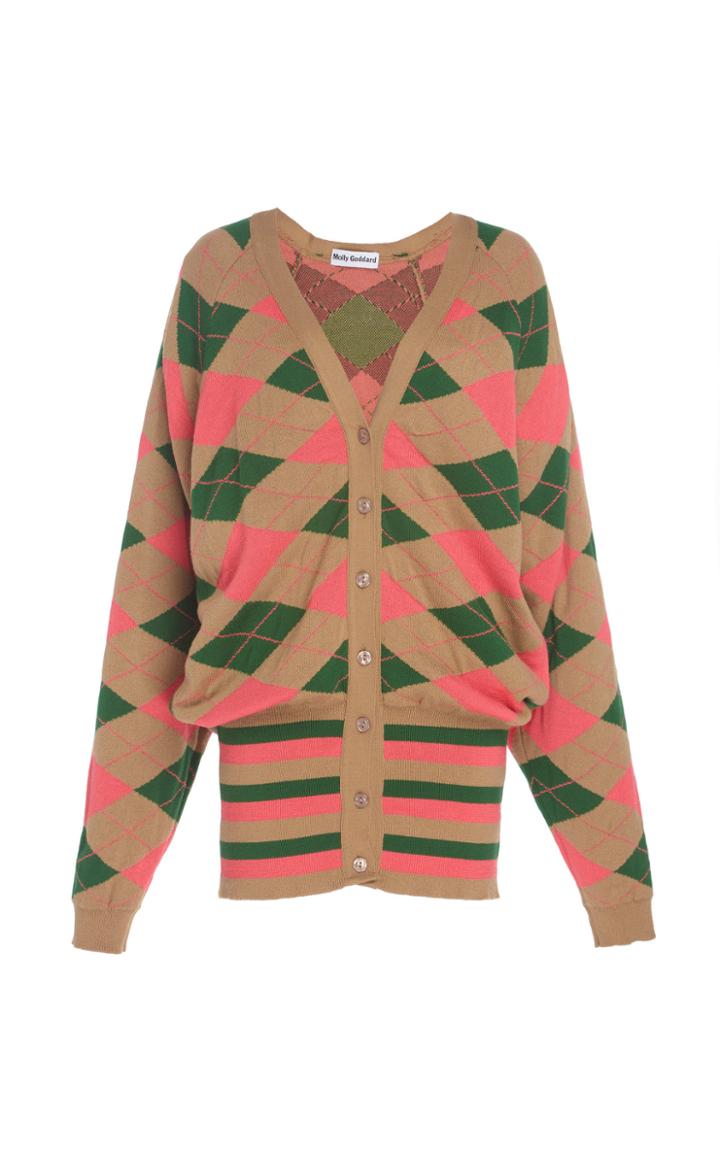 Molly Goddard Gabriella Argyle Cardigan