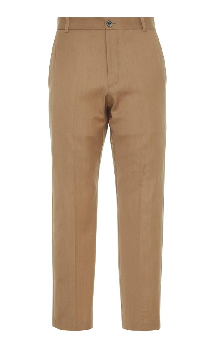 Thom Browne Striped Wool-cotton Chinos