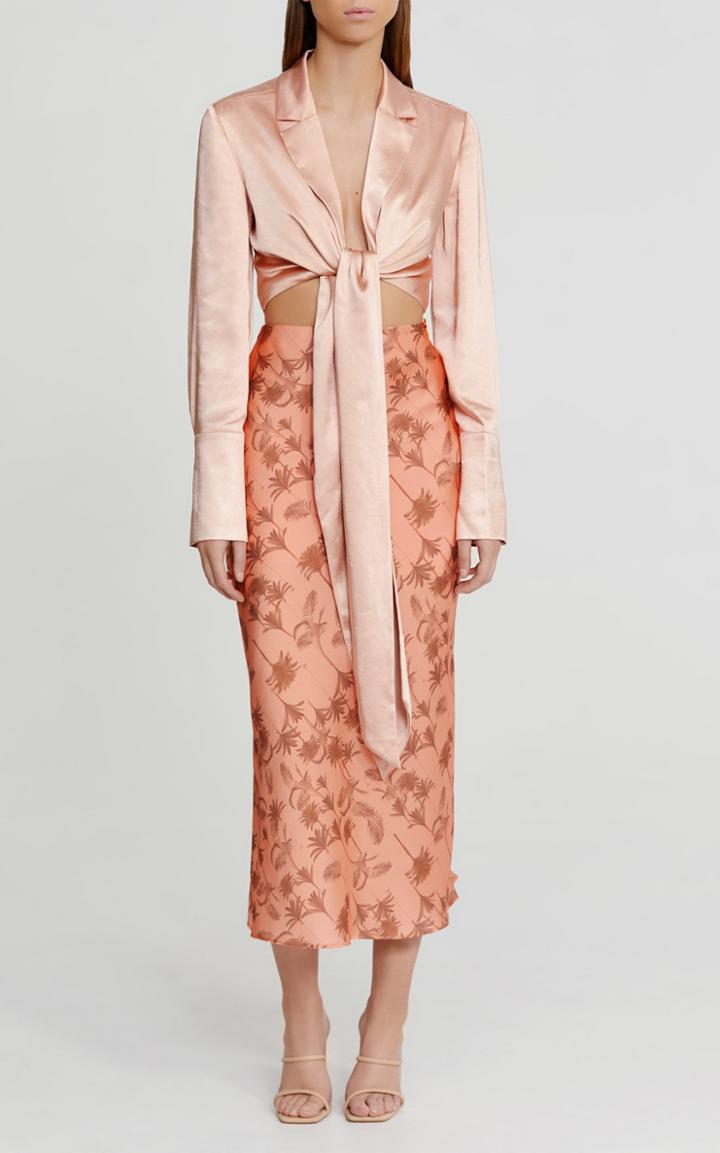 Moda Operandi Significant Other Emile Satin Crop Top