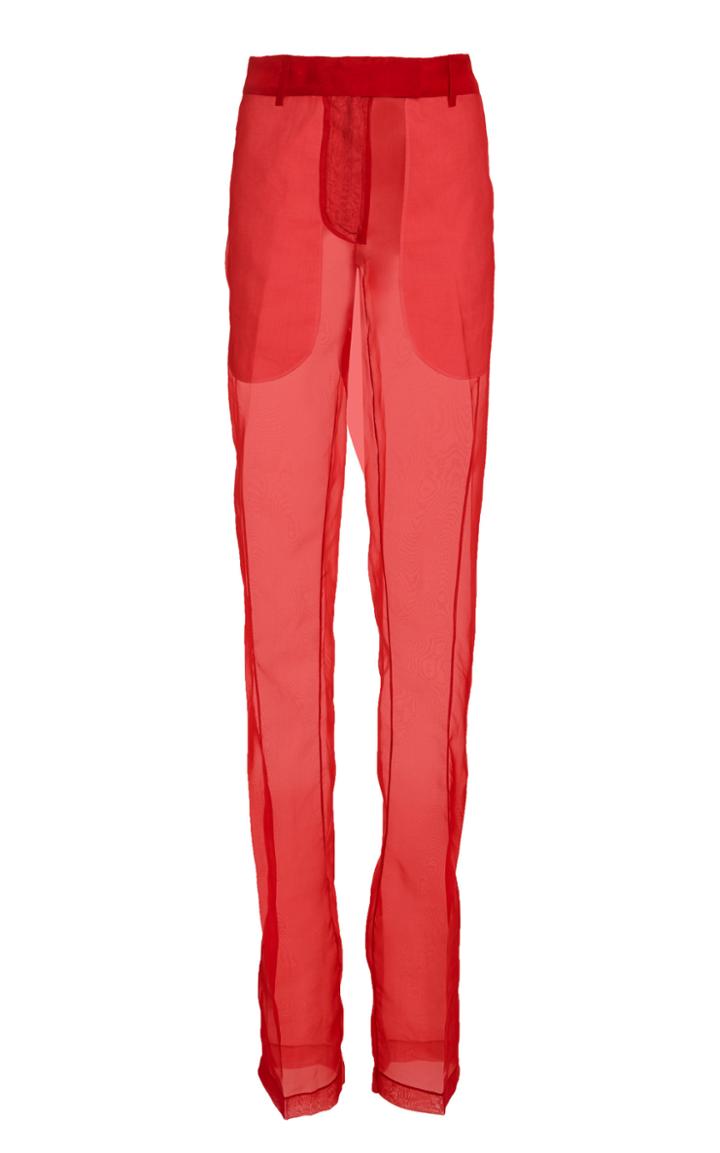 Helmut Lang High-rise Silk Pant