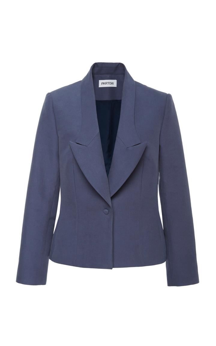 Partow Liev Tailored Cotton Blazer