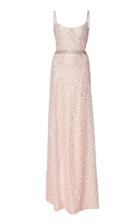 Markarian Rushworth Pink Sequin Gown