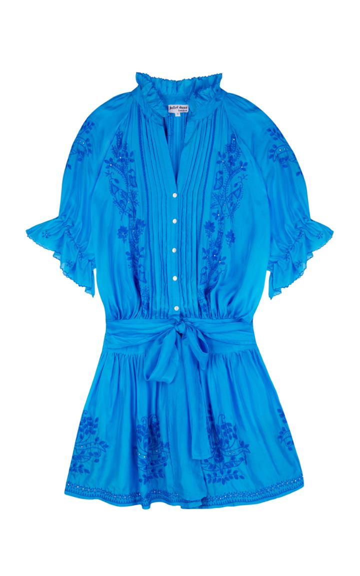 Moda Operandi Juliet Dunn Silk Blouson Dress