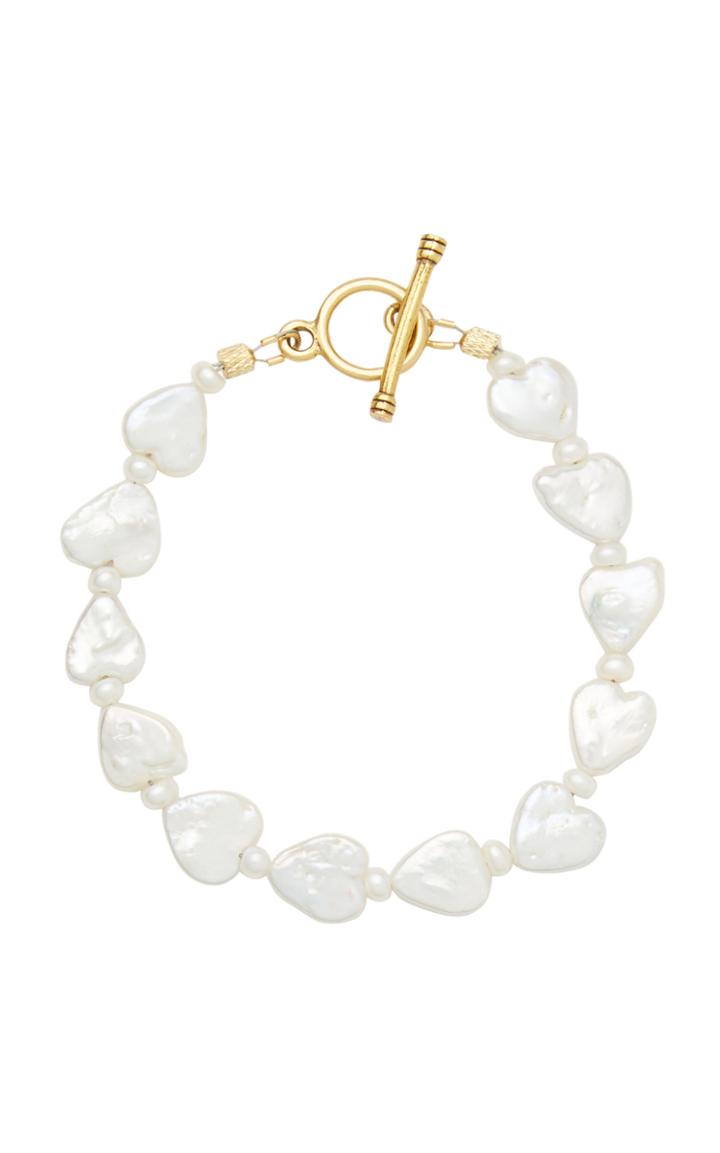 Brinker & Eliza Love Struck Pearl Bracelet