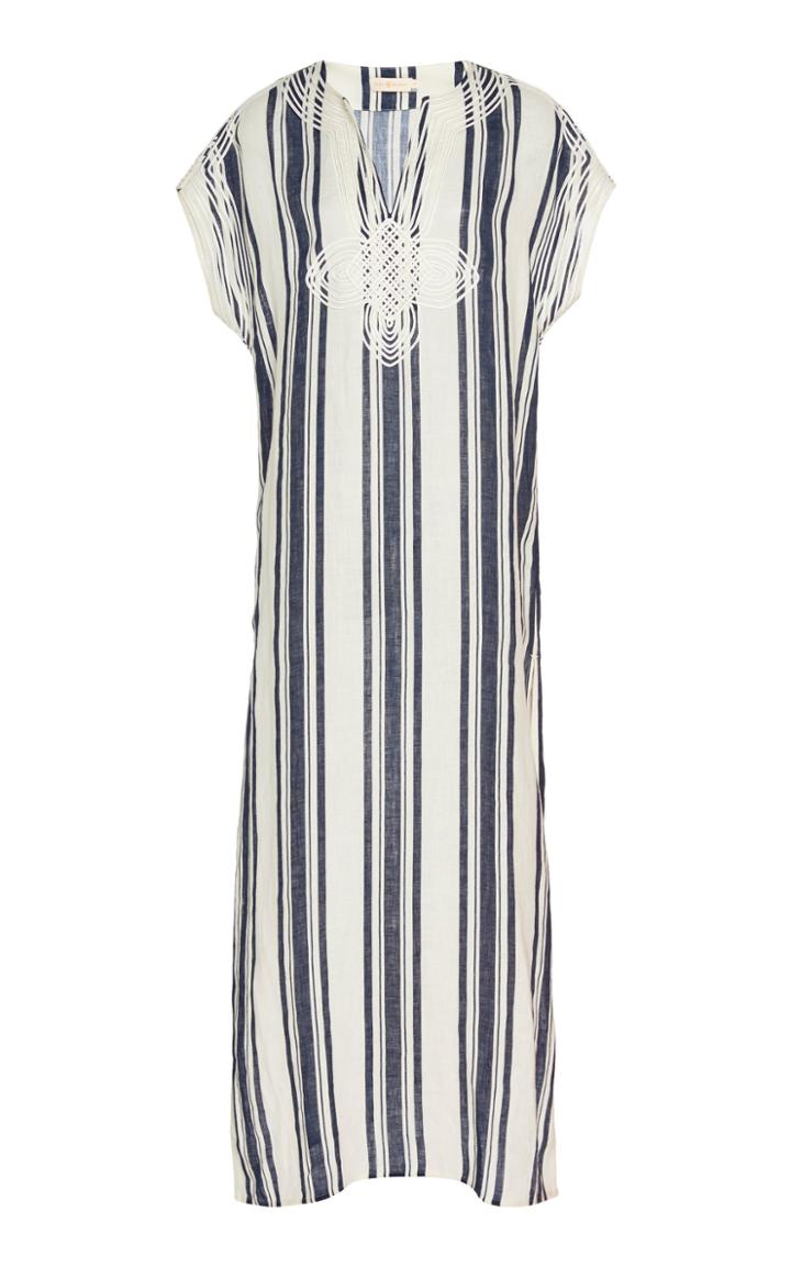 Moda Operandi Tory Burch Awning Striped Caftan Size: Xs