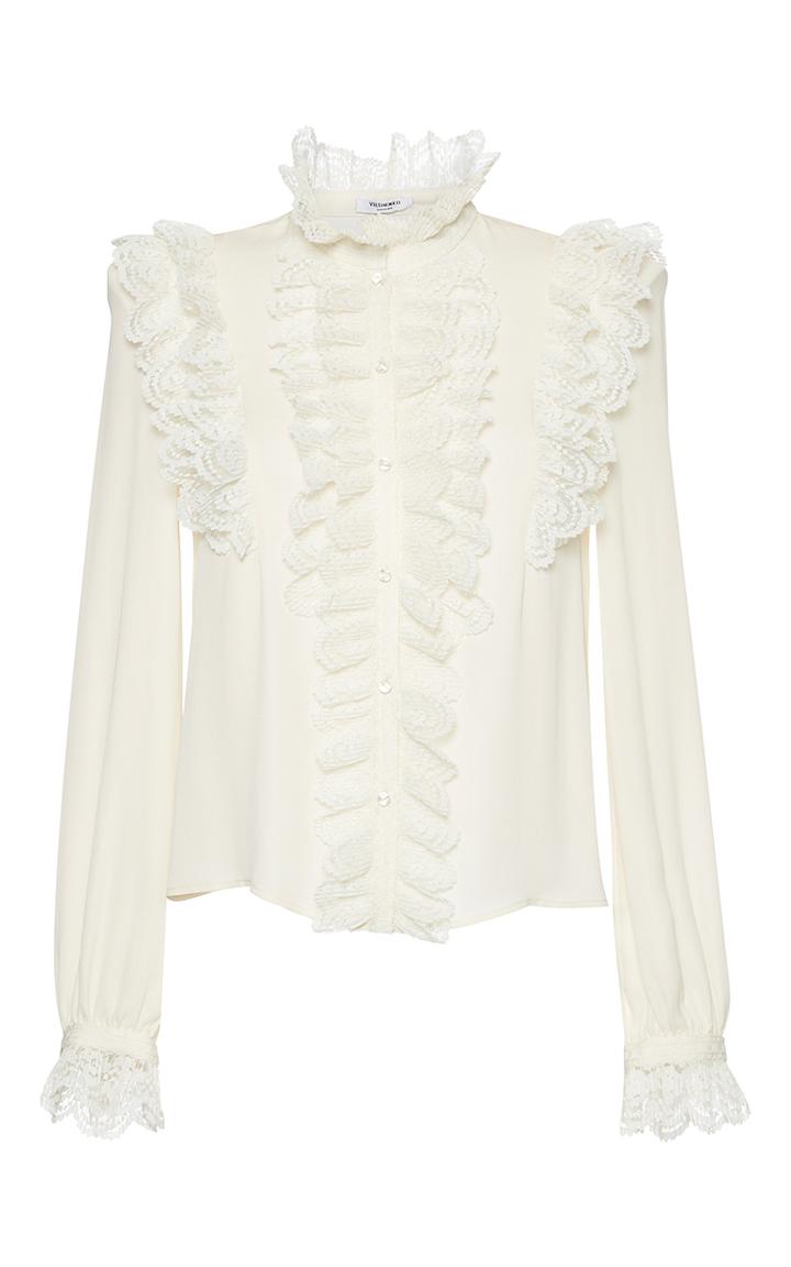 Vilshenko Ramona Ruffle Blouse