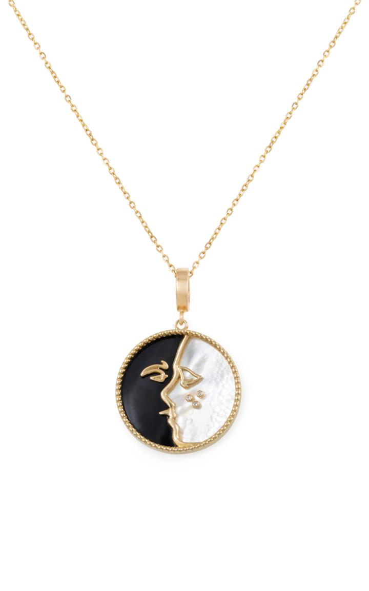 Moda Operandi L'atelier Nawbar 18k Yellow Gold The Kiss Pendant
