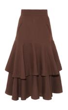 Anna Mason Carmen Linen Tiered Skirt