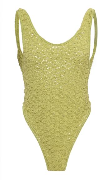 Akoia Swim Arete Crocheted Cotton Swimsuit