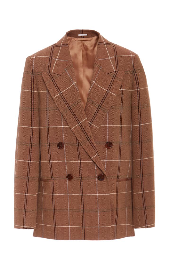 Acne Studios Checked Wool-blend Blazer
