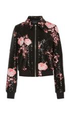 Giambattista Valli Floral Sequined Jacket