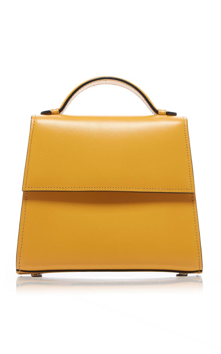 Moda Operandi Hunting Season Medium Box Calf Leather Top Handle Bag