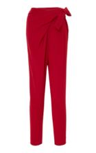 Paule Ka Crepe Backed Satin Tied Trouser