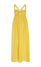 Mara Hoffman Tie Front Maxi Dress