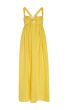 Mara Hoffman Tie Front Maxi Dress