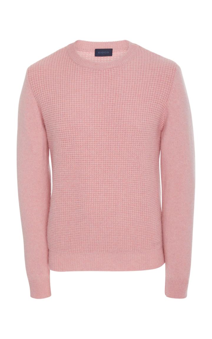 Eidos Waffle-knit Cashmere Sweater