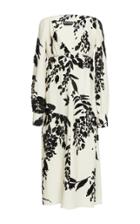 Rochas Embellished V Neck Dress