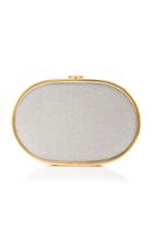 Mark Cross Gabriella Brass Luminous Glittered Leather Clutch