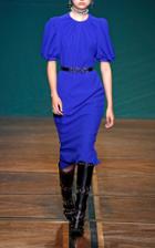 Moda Operandi Andrew Gn Puffed Sleeve Crepe Dress Size: 34