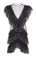Philosophy Di Lorenzo Serafini Embroidered Ruffled Tulle Dress