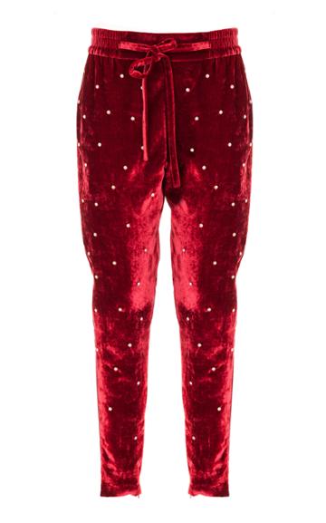 Genny Bordeaux Skinny Pant