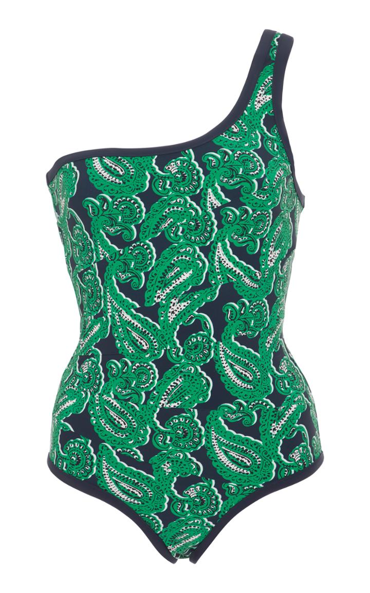 Stella Mccartney One-shoulder Printed Swimsuit