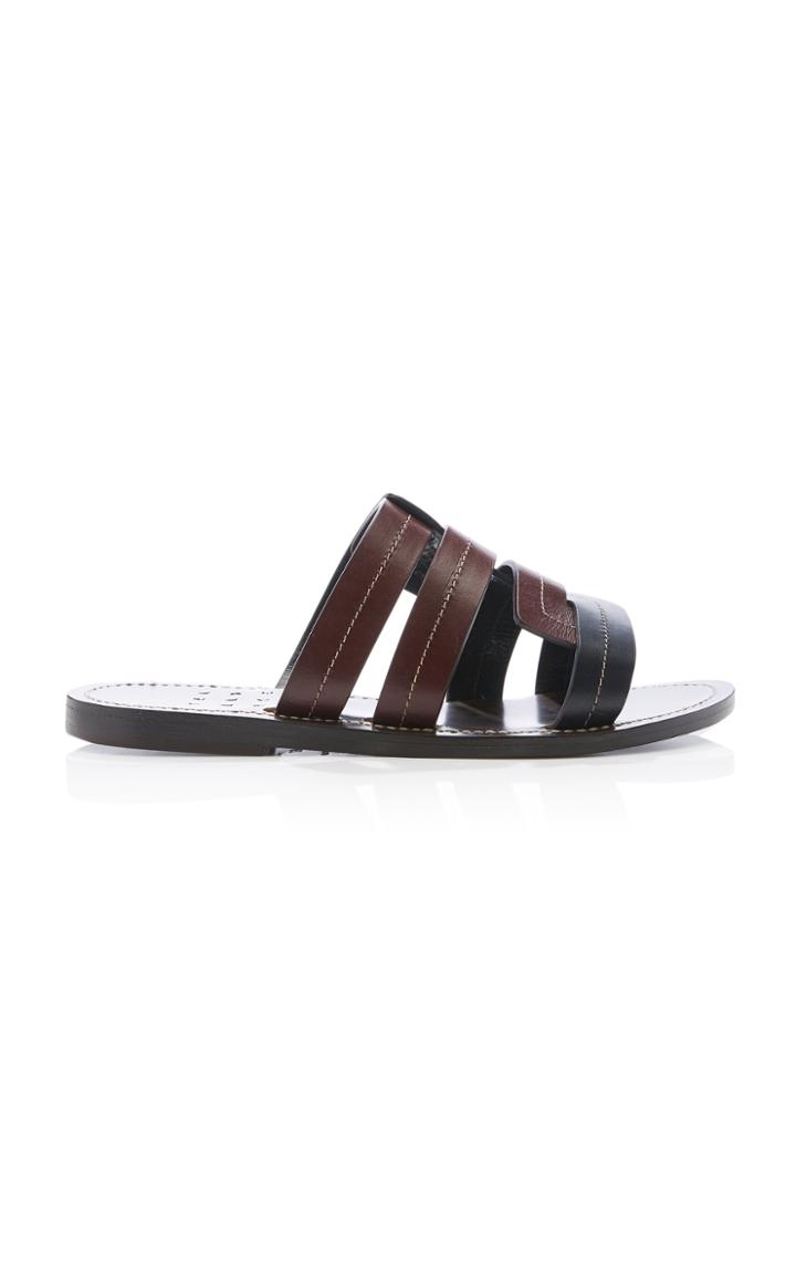 Trademark Interlock Vachetta Sandal