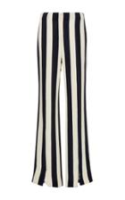 Courrges Striped Crepe Trousers