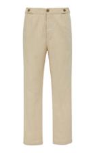 Tempus Now Pleated Cotton-canvas Pants